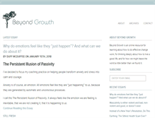 Tablet Screenshot of beyondgrowth.net